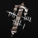 Czarna koszulka Trapstar x Chapter 16 Black Camo - Image 3