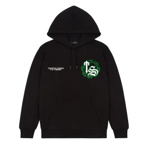 Trapstar Chain Script Bluza z Kapturem – Czarny