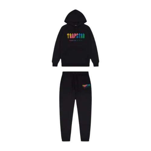 Czarny dres Trapstar Chenille Decoded Black Candy
