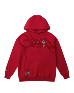 Trapstar Geedup Handstyle Bluza z Kapturem – Czerwony