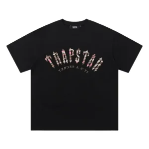 Czarna koszulka Trapstar Irongate Arch Gel
