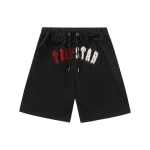 Szorty Trapstar Irongate Chenille Arch Czarne