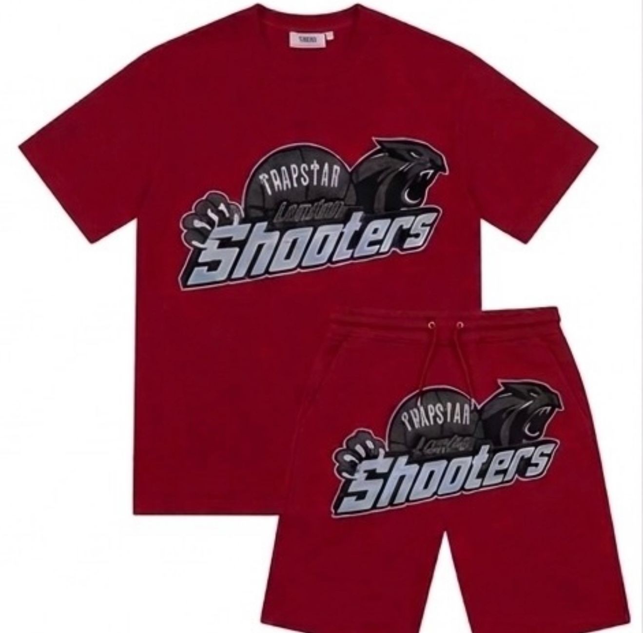 Trapstar Shooters Komplet Letni Czerwony Trapstar Shooters Komplet Letni Czerwony